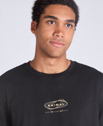 Chase Mens Graphic Relaxed T-Shirt - Black