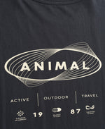 Chase Mens Graphic Relaxed T-Shirt - Black