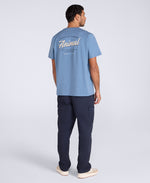 Chase Mens Graphic Relaxed T-Shirt - Blue