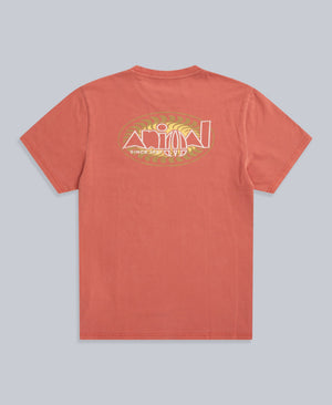 Chase Mens Graphic Relaxed T-Shirt - Burnt Orange