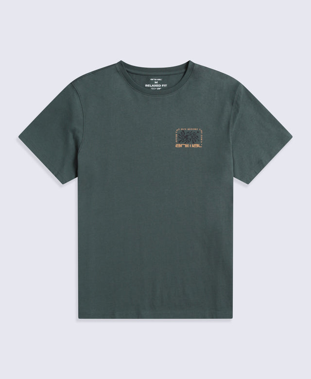 Chase Mens Graphic Relaxed T-Shirt - Green
