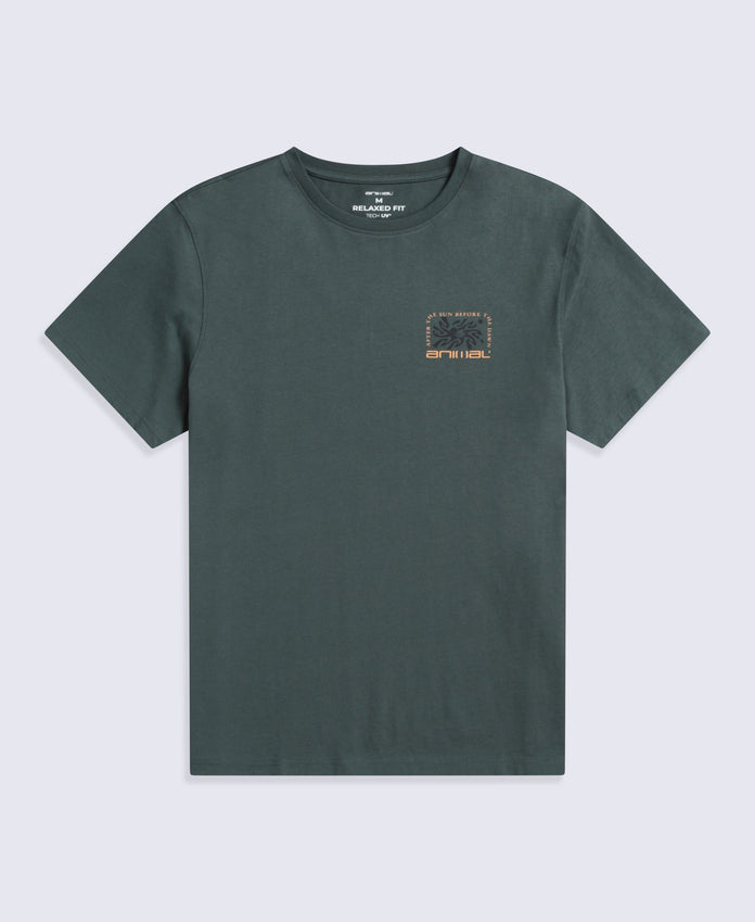 Chase Mens Graphic Relaxed T-Shirt - Green