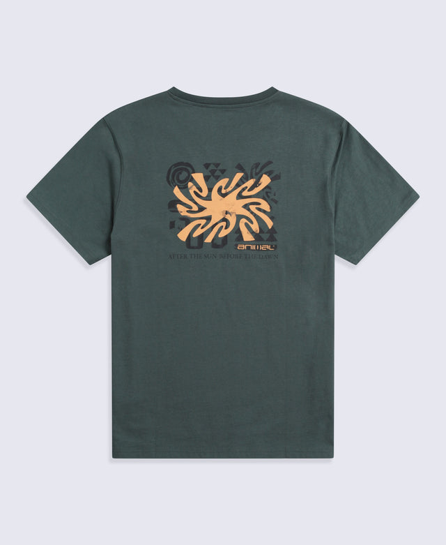 Chase Mens Graphic Relaxed T-Shirt - Green