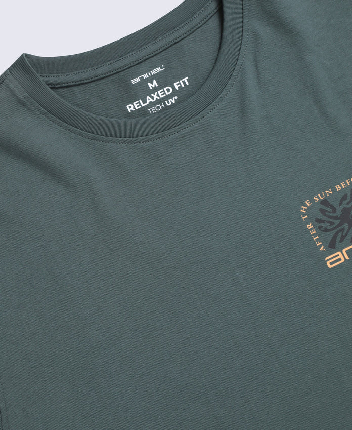 Chase Mens Graphic Relaxed T-Shirt - Green