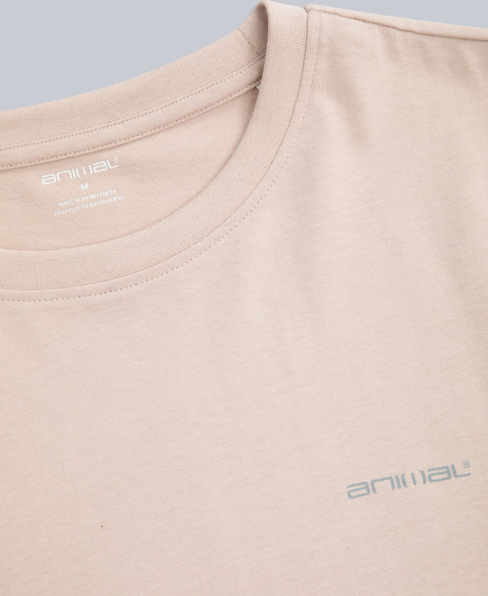 Chase Mens Relaxed T-Shirt - Light Beige