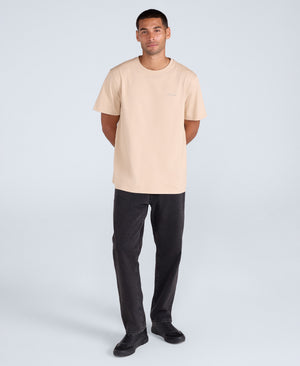 Chase Mens Graphic Relaxed T-Shirt - Light Beige
