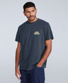 Chase Mens Graphic Relaxed T-Shirt - Navy