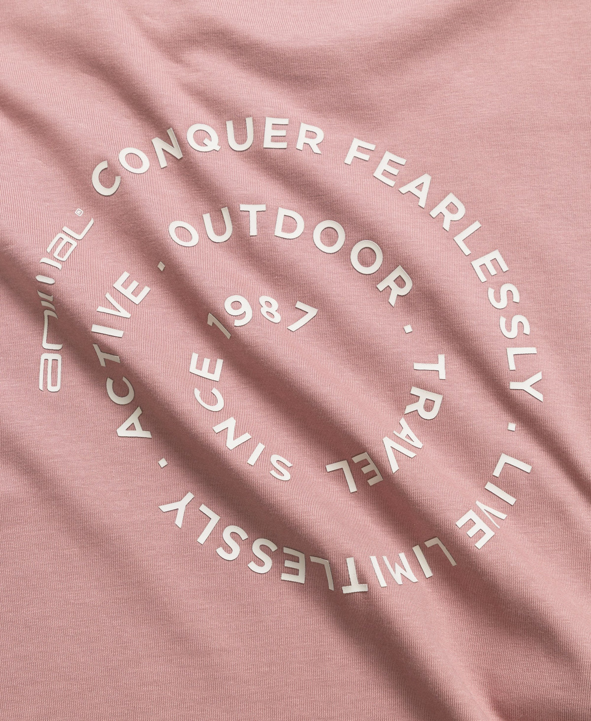 Chase Mens Graphic Relaxed T-Shirt - Pink