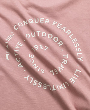 Chase Mens Graphic Relaxed T-Shirt - Pink