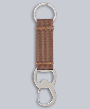 Logo Keyring - Tan