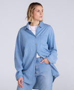 Seya Womens Beach Shirt - Light Blue