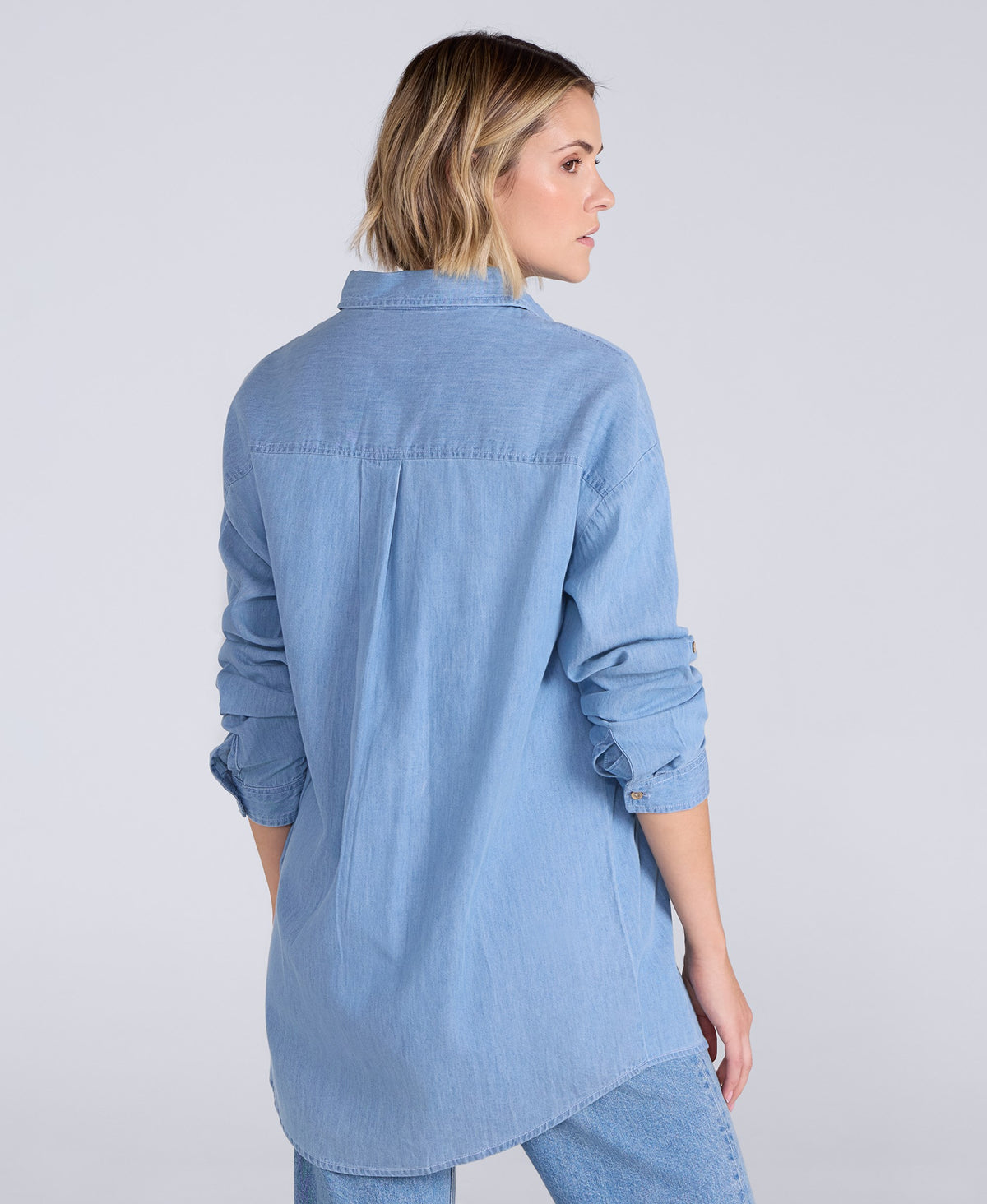 Seya Womens Beach Shirt - Light Blue