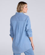 Seya Womens Beach Shirt - Light Blue