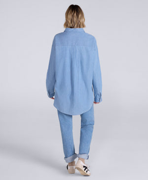 Seya Womens Beach Shirt - Light Blue
