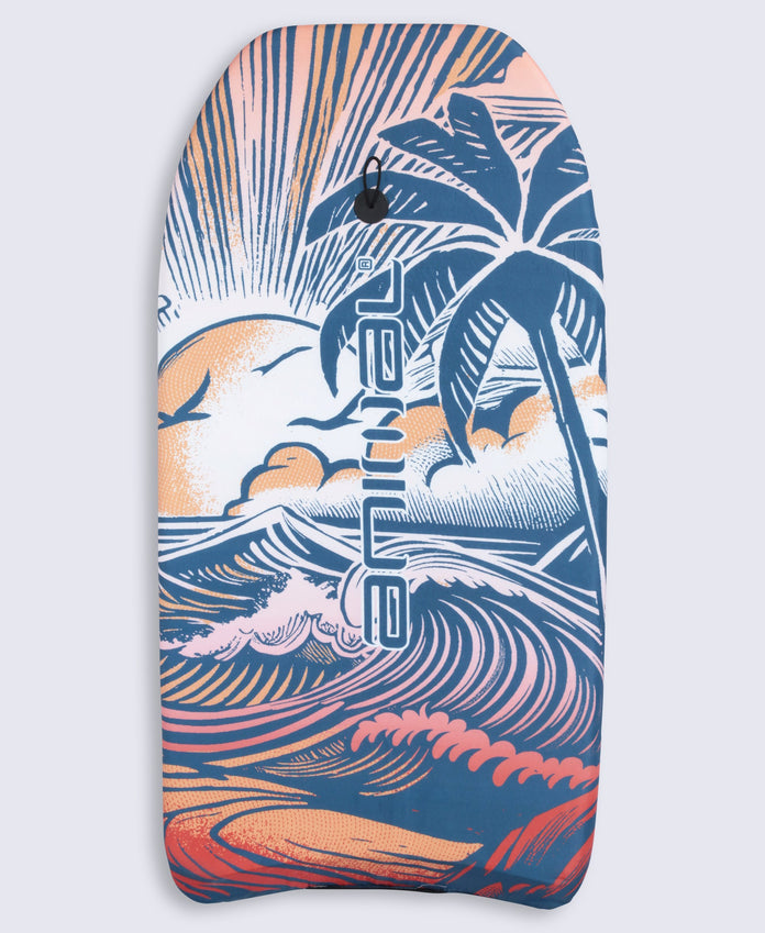 Printed Body Board - Orange