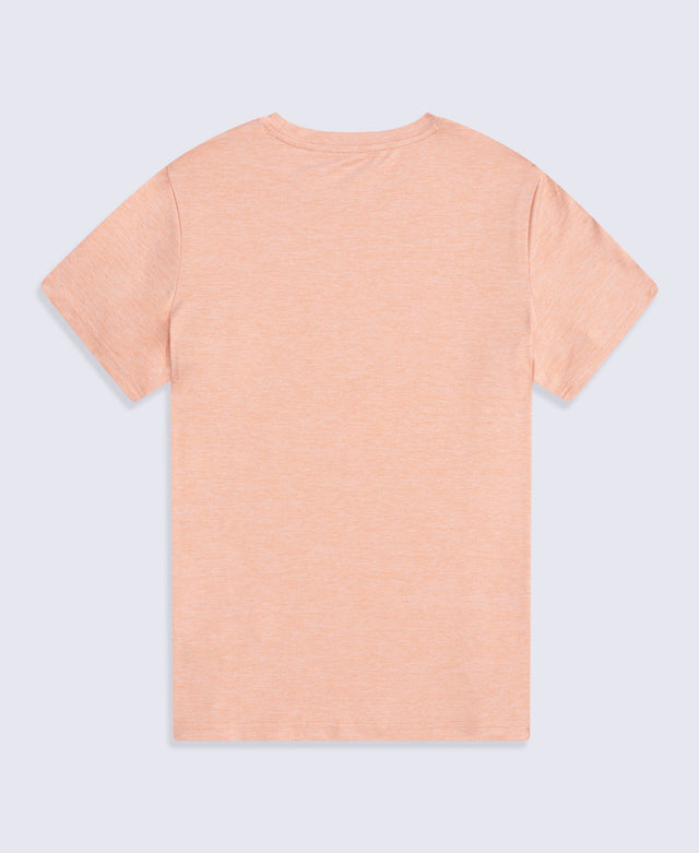 Latero Womens Hybrid Swim T-Shirt - Coral
