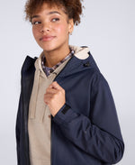 Pace Womens Waterproof Packable Jacket - Dark Blue