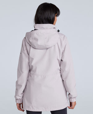 Pace Womens Waterproof Packable Jacket - Light Beige