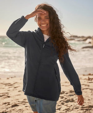 Pace Womens Waterproof Packable Jacket - Navy