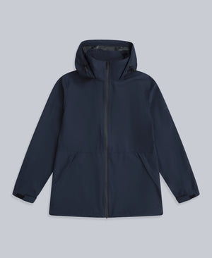 Pace Womens Waterproof Packable Jacket - Navy
