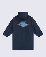 Hazey Mens Waterproof Beach Parka - Navy