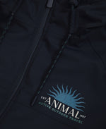 Hazey Mens Waterproof Beach Parka - Navy