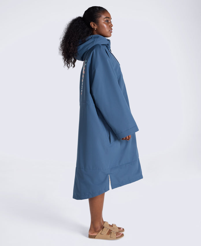 Hazey Womens Waterproof Beach Parka - Blue