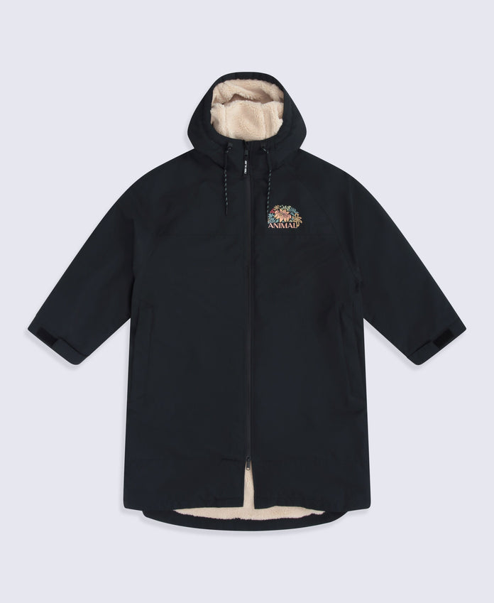 Hazey Womens Waterproof Beach Parka - Pink