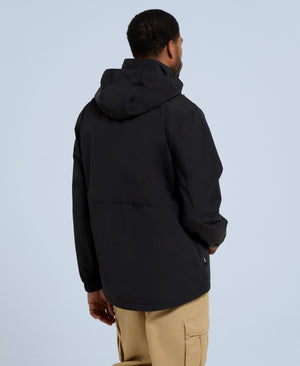 Pace Mens Waterproof Packable Jacket - Black