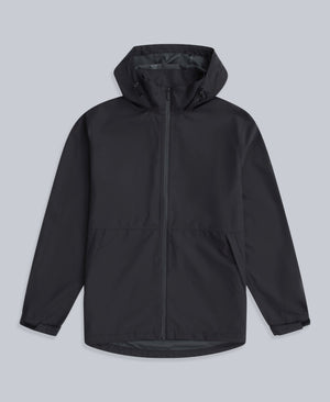 Pace Mens Waterproof Packable Jacket - Black