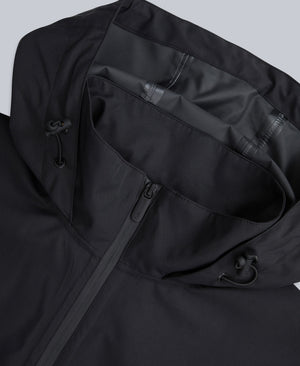 Pace Mens Waterproof Packable Jacket - Black