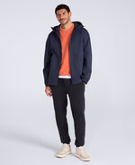 Pace Mens Waterproof Packable Jacket - Dark Blue