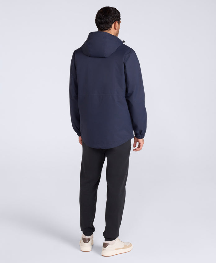 Pace Mens Waterproof Packable Jacket - Dark Blue