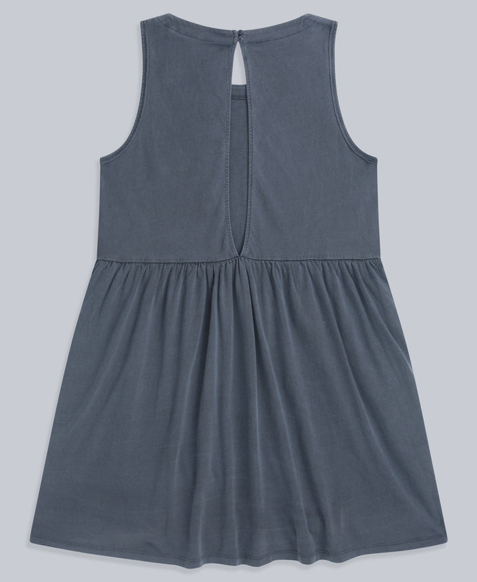 Womens Jersey Dress - Navy Animal Womens Jersey Dress - Navy Animal