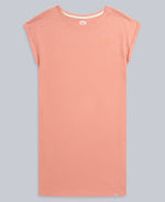 Holly Womens Organic Jersey Dress - Coral