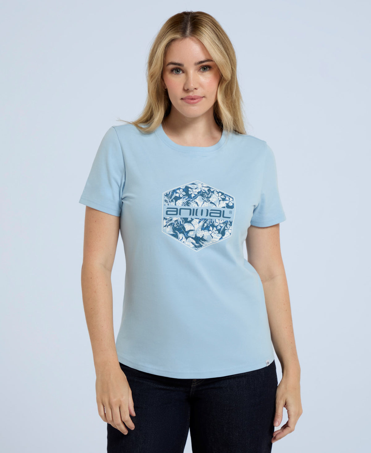 Carina Womens T-Shirt - Pale Blue