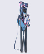 Folding Patterned Chair - Pink