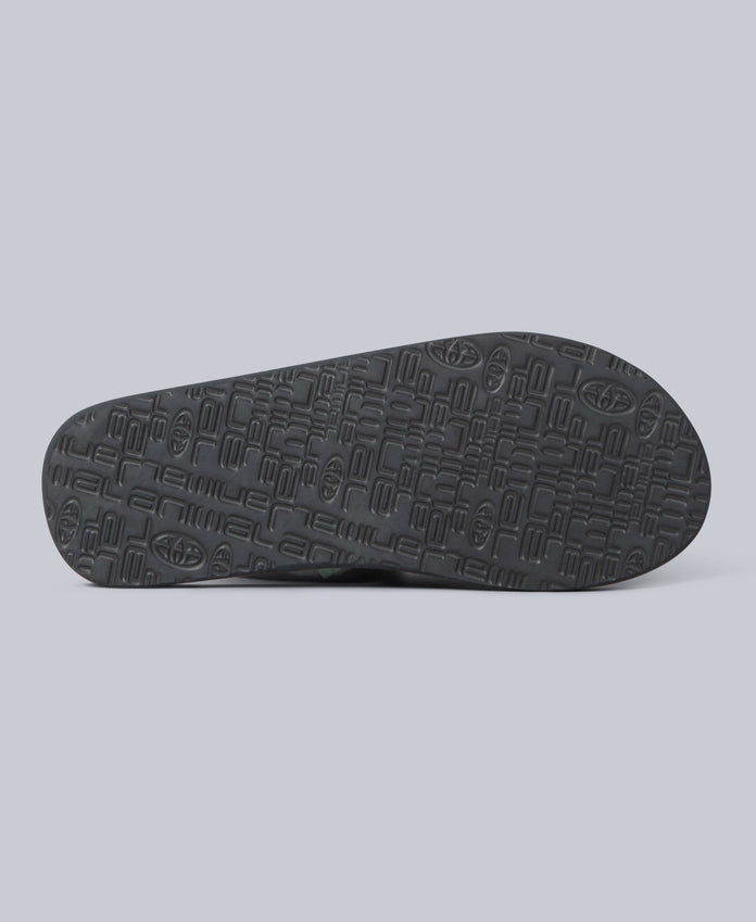 Wave Mens Recycled Slider - Charcoal