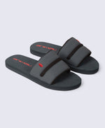Wave Mens Slider - Charcoal