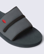 Wave Mens Slider - Charcoal