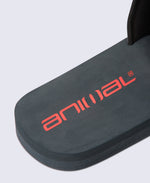 Wave Mens Slider - Charcoal