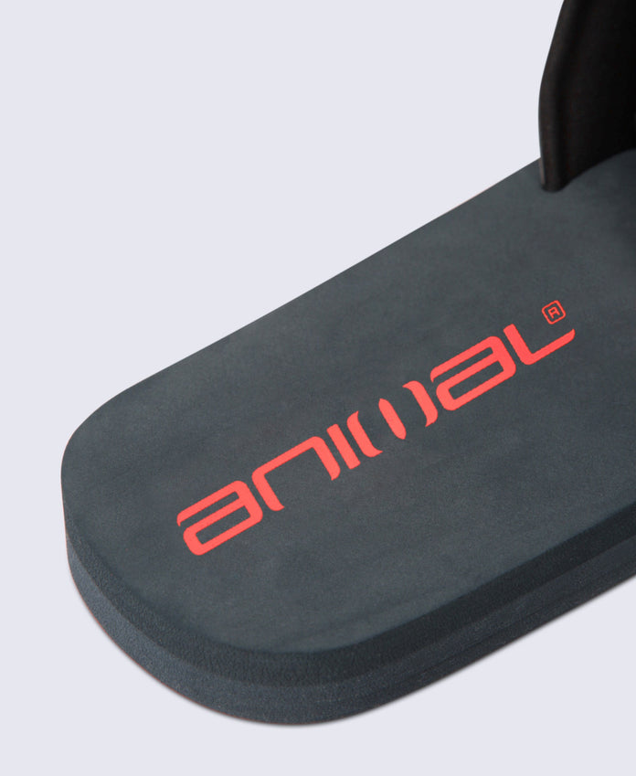 Wave Mens Slider - Charcoal