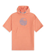 Gill Kids Towelling Poncho - Coral