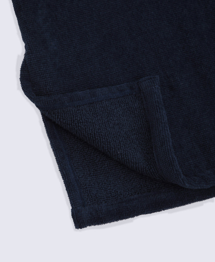 Gill Kids Towelling Poncho - Navy