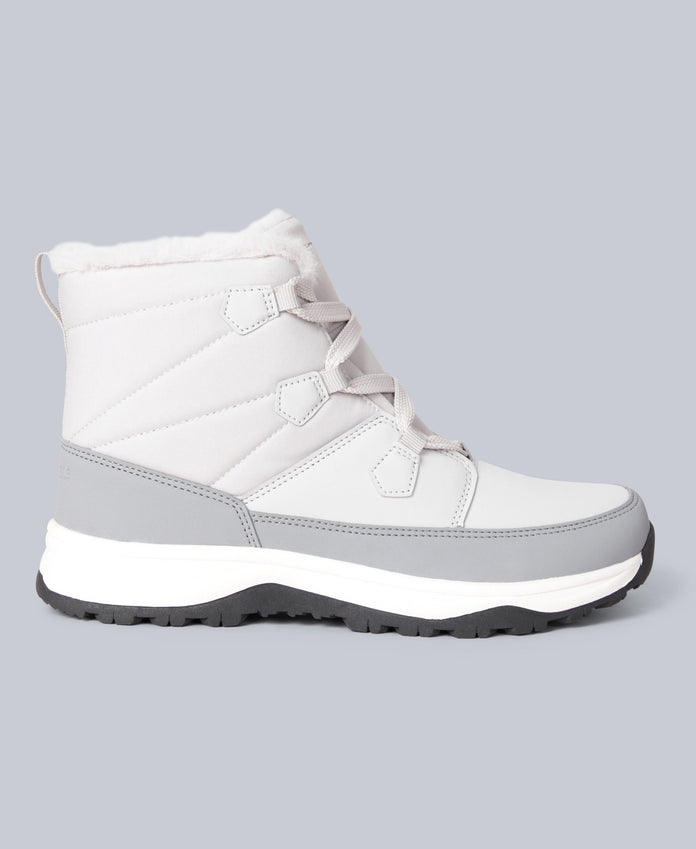 Filey Womens Snow Boots - Light Grey