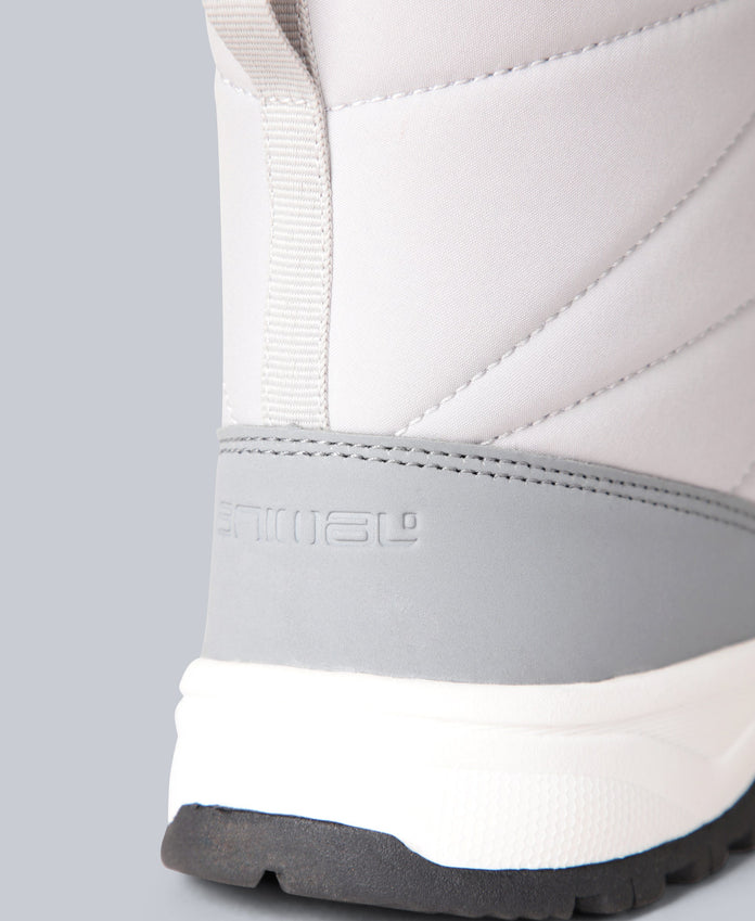 Filey Womens Snow Boots - Light Grey