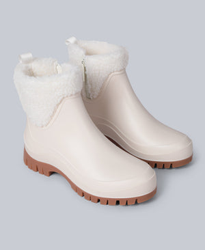 Lolah Womens Wellies - Cream