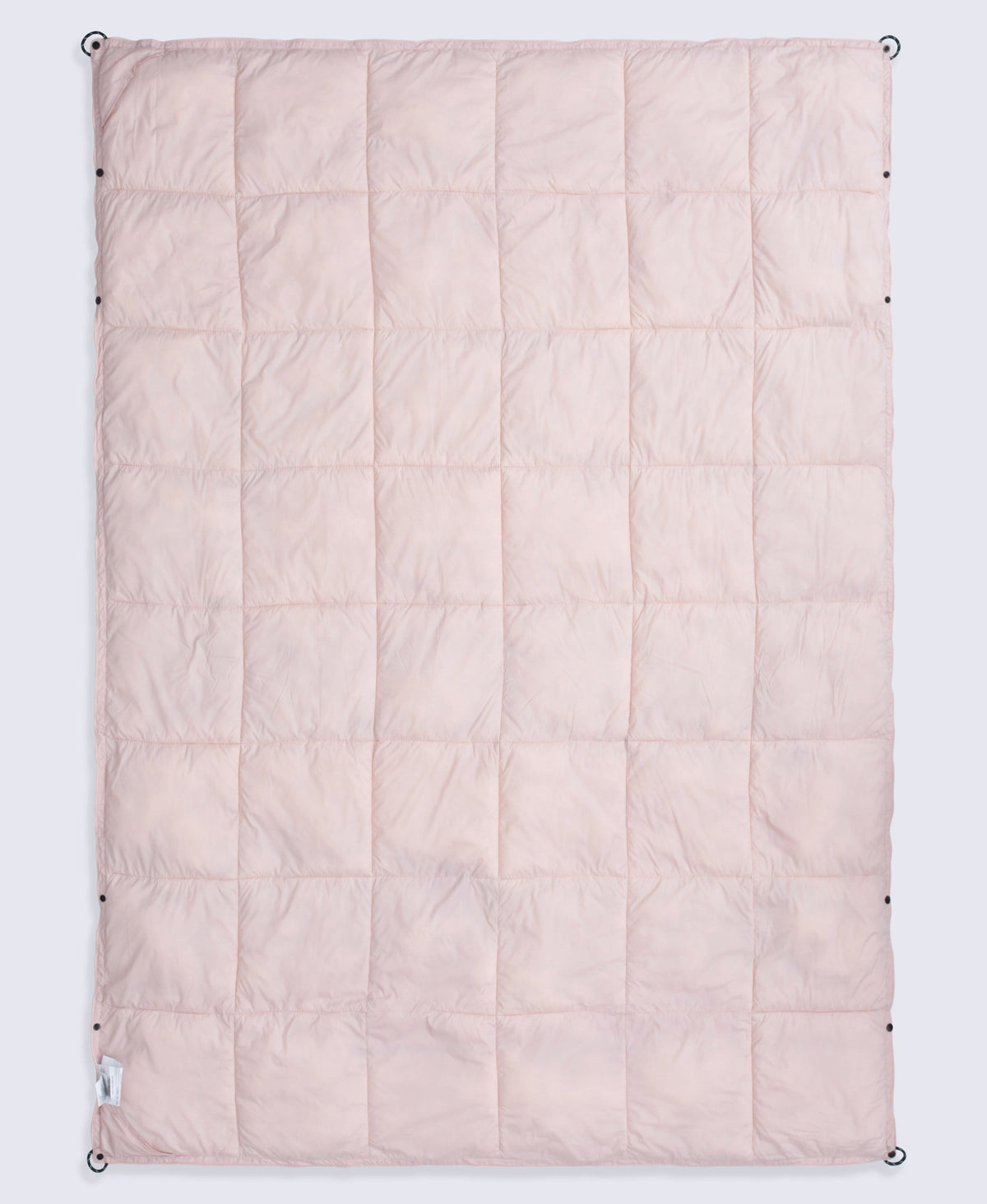 Printed Packaway Quilted Blanket - Beige