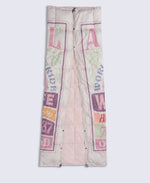 Printed Packaway Quilted Blanket - Beige