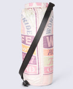 Printed Packaway Quilted Blanket - Beige